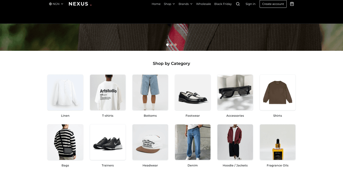 Nexus Clothing Brand